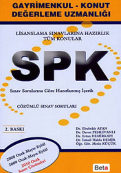 SPK GAYRİMENKUL - KONUT DEĞERLEME UZMANLIĞI LİSANSLAMA SINAVLARINA HAZIRLIK TÜM KONULAR